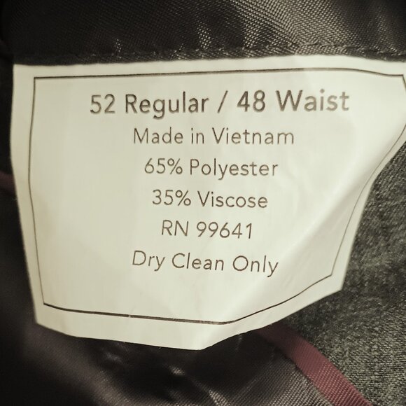 Blair Underwood Men 2 Piece Gray Pinstriped Suit - Picture 9 of 16